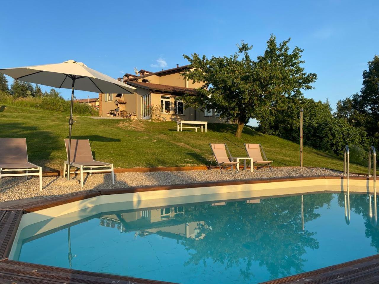 La Casa Di Roby-1 Appartamento La Morra Con Piscina Экстерьер фото